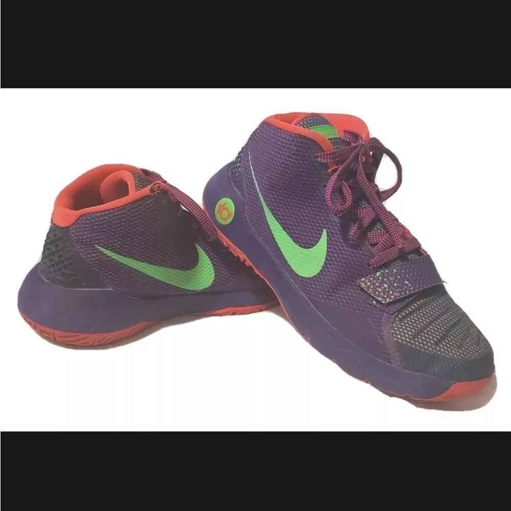 NIKE Kd Trey 5 III Purple Lime basketball Kids sho